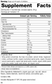 SP Complete® Vanilla, 23 oz., Supplement Facts