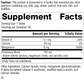 E-Manganese 3925-21 Supplement Facts