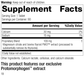 8025 Thytrophon PMG R18 Supplement Facts