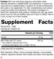 Milk Thistle Forte, 60 Tablets, Rev 01 Supplement Facts
