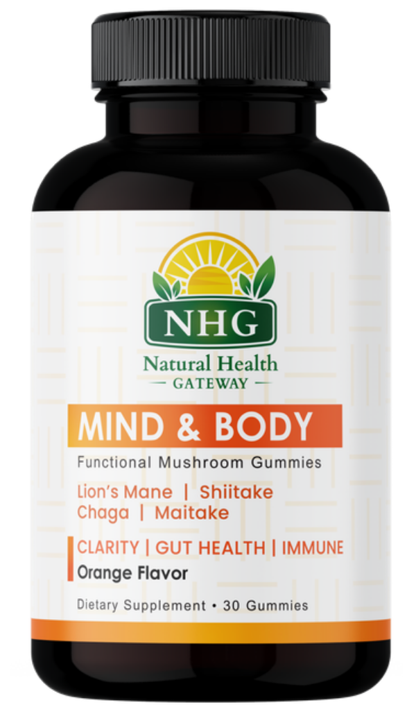 Mind & Body Functional Mushroom Gummies, 30 Gummies