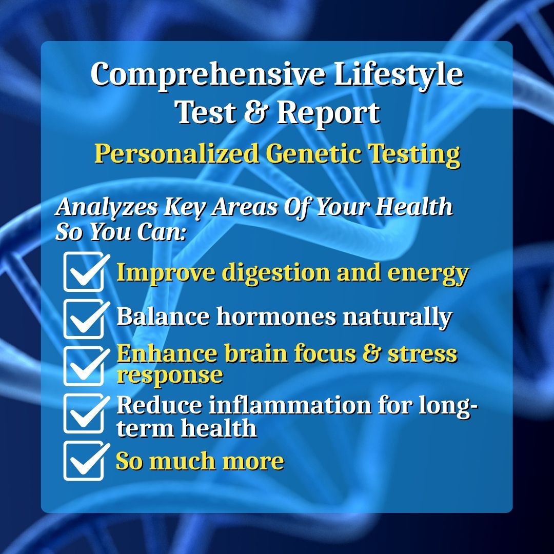 Comprehensive Lifestyle Test & Report | Personalized Genetic Testing