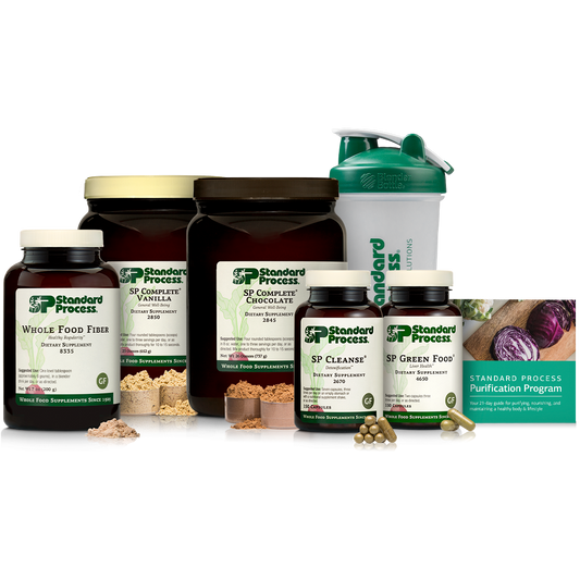 Purification Product Kit, 1 Kit with SP CompleteĀ® Chocolate, SP CompleteĀ® Vanilla & Whole Food Fiber
