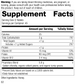 Nutrition label for Whole Food Folate