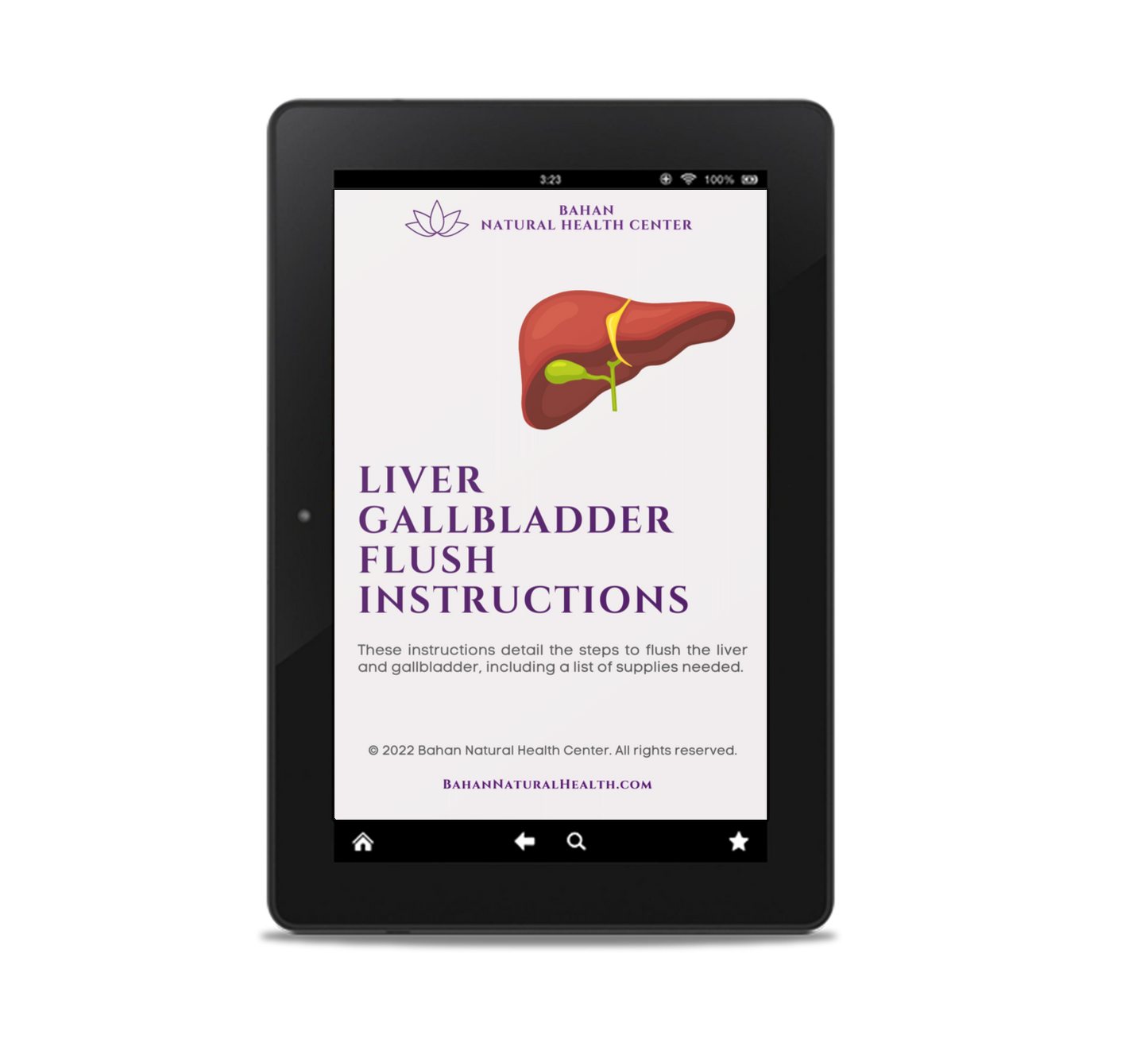 Liver Gallbladder Flush Instructions Booklet (PDF Digital Format)